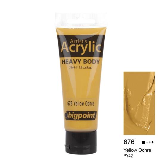 Bigpoint Akrilik Boya 75 ml Yellow Ochre 676