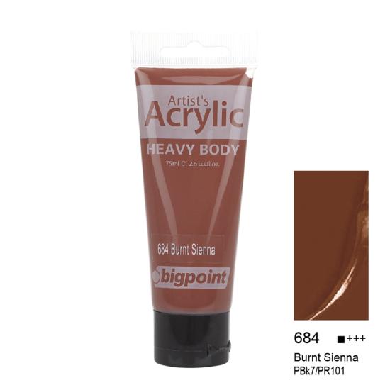 Bigpoint Akrilik Boya 75 ml Burnt Sienna 684