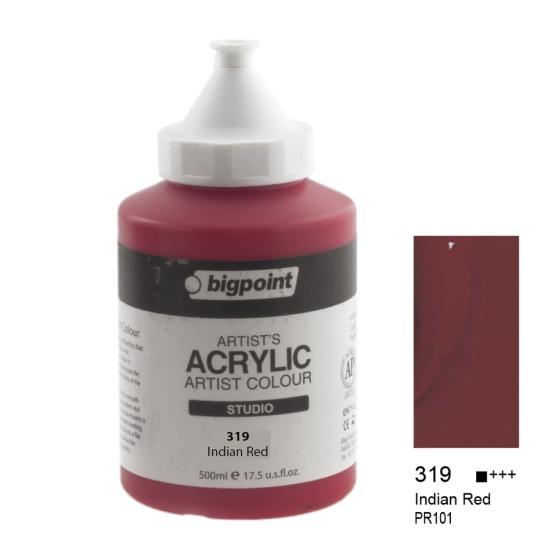 Bigpoint Akrilik Boya 500 ml Indian Red 319