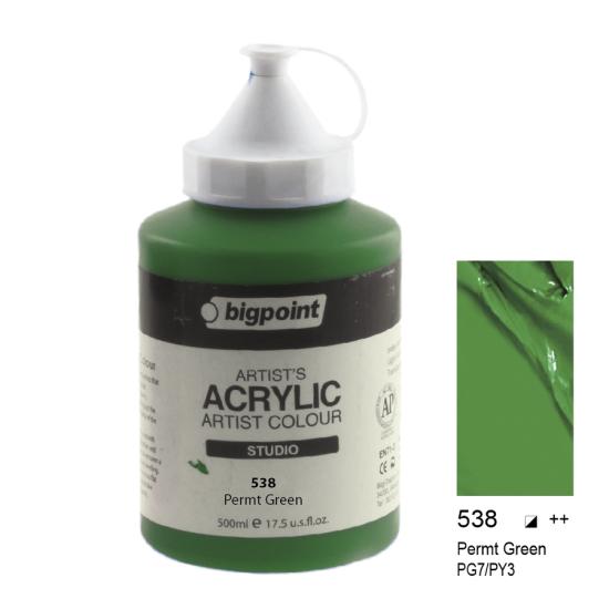 Bigpoint Akrilik Boya 500 ml Perm Green 538