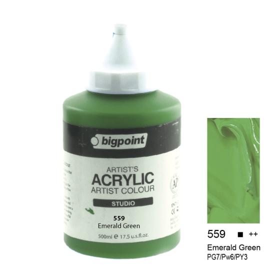 Bigpoint Akrilik Boya 500 ml Emerald Green 559