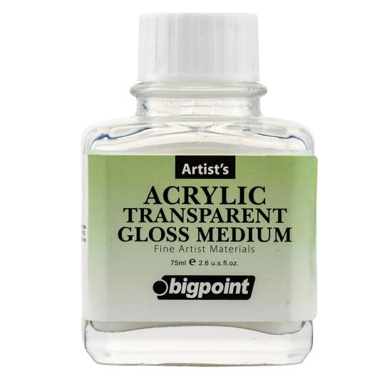 Bigpoint Şeffaf Parlak Medyum 75 ml (Akrilik Boya)